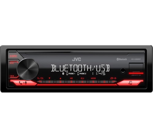 Автомагнитола JVC KD-X282BT 1DIN 4x50Вт v4.2 RDS Автомагнитола JVC KD-X282BT 1DIN 4x50Вт v4.2 RDS