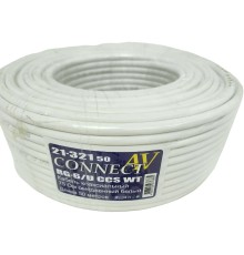 Кабель Premier CONNECT-AV RG-6/U CCS WT 100м. белый (21-321 100)