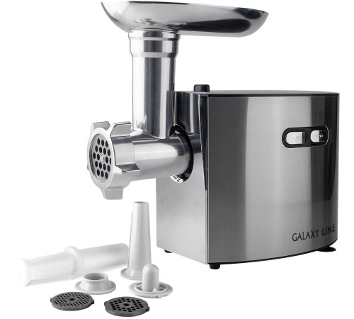 Мясорубка Galaxy Line GL 2400 1200Вт нержавеющая сталь Мясорубка Galaxy Line GL 2400 1200Вт нержавеющая сталь