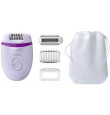 Эпилятор Philips BRE275/00 скор.:2 насад.:3 от электр.сети сиреневый/фиолетовый