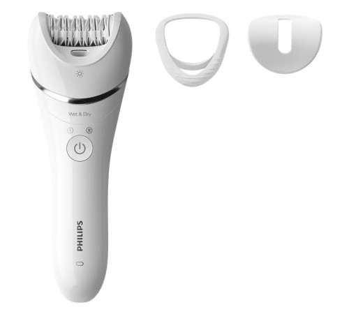 Эпилятор Philips BRE700/00 скор.:2 насад.:3 от аккум. белый Эпилятор Philips BRE700/00 скор.:2 насад.:3 от аккум. белый