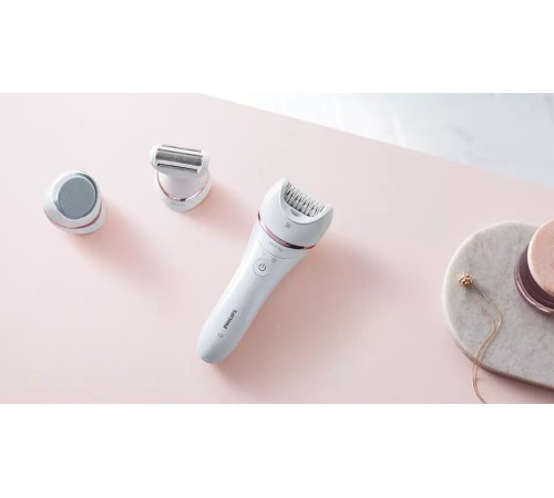 Эпилятор Philips BRE730/10 скор.:2 насад.:5 белый Эпилятор Philips BRE730/10 скор.:2 насад.:5 белый