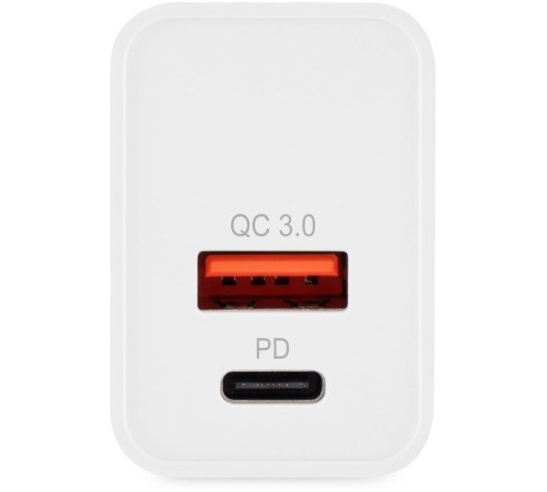 Сетевое зар./устр. Digma DGW2D 20W 3A+1A (PD+QC) USB-C/USB-A универсальное белый (DGW2D0F110WH) Сетевое зар./устр. Digma DGW2D 20W 3A+1A (PD+QC) USB-C/USB-A универсальное белый (DGW2D0F110WH)