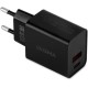 Сетевое зар./устр. Digma DGW2D 20W 3A+1A (PD+QC) USB-C/USB-A универсальное черный (DGW2D0F110BK)
