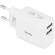 Сетевое зар./устр. Buro BUWH1 15.5W 3.1A 2xUSB универсальное белый (BUWH15S200WH)