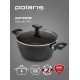 Кастрюля Polaris Monolit 24C 4л. d=24см (с крышкой) черный (015249)
