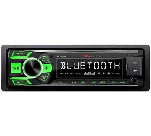 Автомагнитола Nakamichi NQ513BG 1DIN 4x50Вт v5.1 ПДУ RDS (NAK-NQ513BG) Автомагнитола Nakamichi NQ513BG 1DIN 4x50Вт v5.1 ПДУ RDS (NAK-NQ513BG)