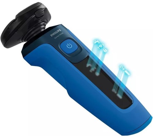 Бритва роторная Philips S5466/17 реж.эл.:3 питан.:аккум. синий/черный Бритва роторная Philips S5466/17 реж.эл.:3 питан.:аккум. синий/черный