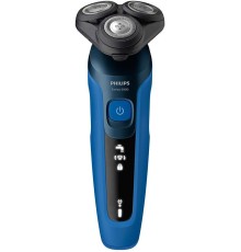 Бритва роторная Philips S5466/17 реж.эл.:3 питан.:аккум. синий/черный