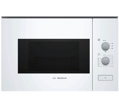 Микроволновая печь Bosch BFL520MW0 20л. 800Вт белый (встраиваемая) Микроволновая печь Bosch BFL520MW0 20л. 800Вт белый (встраиваемая)