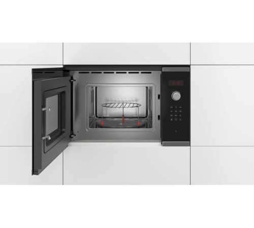 Микроволновая печь Bosch BFL523MS0 20л. 800Вт нержавеющая сталь/черный (встраиваемая) Микроволновая печь Bosch BFL523MS0 20л. 800Вт нержавеющая сталь/черный (встраиваемая)