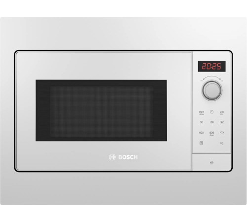 Микроволновая печь Bosch BFL523MW3 20л. 800Вт белый (встраиваемая) Микроволновая печь Bosch BFL523MW3 20л. 800Вт белый (встраиваемая)