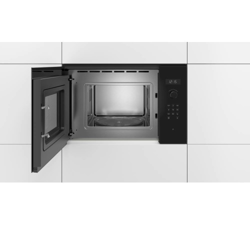 Микроволновая печь Bosch BFL524MB0 20л. 800Вт черный (встраиваемая) Микроволновая печь Bosch BFL524MB0 20л. 800Вт черный (встраиваемая)