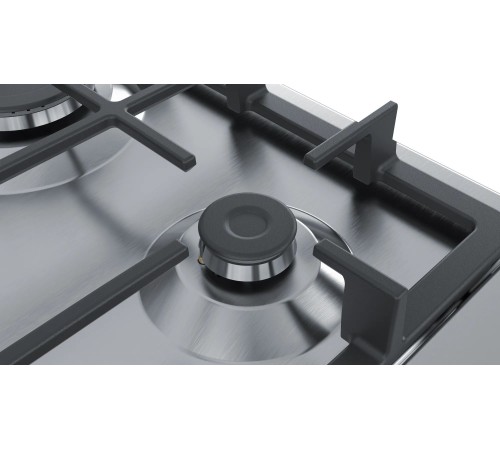 Газовая варочная поверхность Bosch PGH6B5B90 нержавеющая сталь Газовая варочная поверхность Bosch PGH6B5B90 нержавеющая сталь