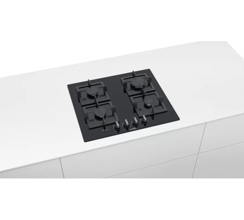 Газовая варочная поверхность Bosch PPP6A6B20 черный Газовая варочная поверхность Bosch PPP6A6B20 черный