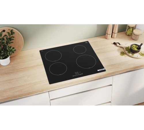 Индукционная варочная поверхность Bosch PUE61RBB6E черный Индукционная варочная поверхность Bosch PUE61RBB6E черный