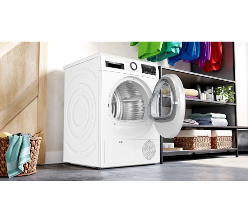 Сушильная машина Bosch Serie 6 WQG242AASN пан.англ. кл.энер.:A++ макс.загр.:9кг белый