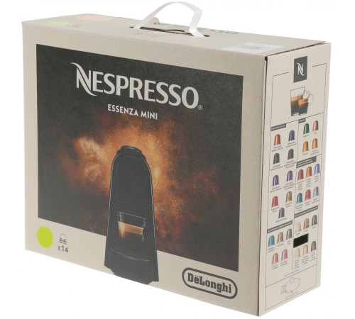 Кофемашина Delonghi Nespresso Essenza EN85.L 1260Вт лайм Кофемашина Delonghi Nespresso Essenza EN85.L 1260Вт лайм