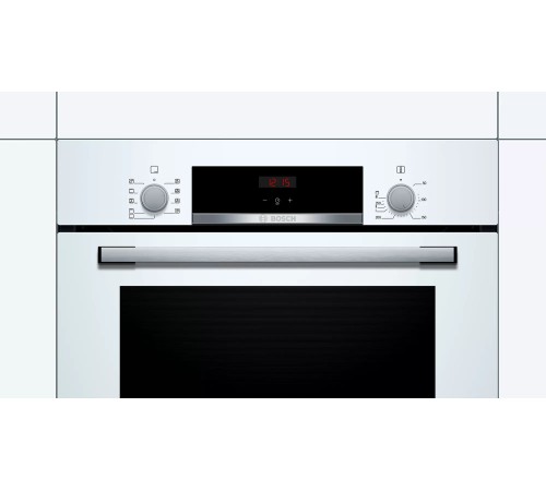 Духовой шкаф Электрический Bosch HBF534EW0Q белый/серебристый