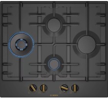Газовая варочная поверхность Bosch PCI6B3B90R черный