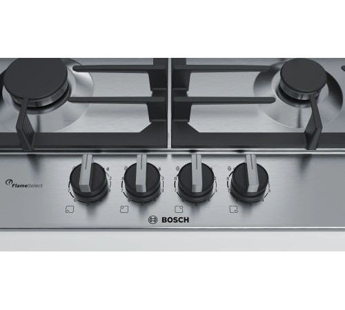 Газовая варочная поверхность Bosch Serie 6 PCP6A5B90M нержавеющая сталь Газовая варочная поверхность Bosch Serie 6 PCP6A5B90M нержавеющая сталь