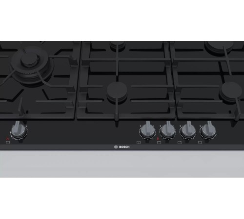 Газовая варочная поверхность Bosch PRS9A6D70M черный Газовая варочная поверхность Bosch PRS9A6D70M черный
