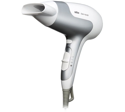 Фен Braun BRHD580E 2500Вт белый/серебристый Фен Braun BRHD580E 2500Вт белый/серебристый
