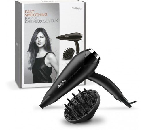 Фен Babyliss D572DE 2200Вт черный/серебристый