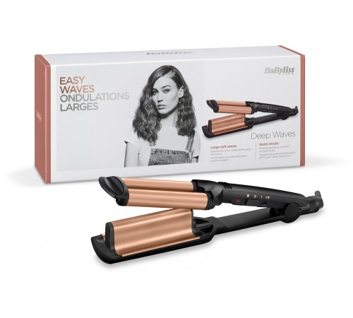 Щипцы Babyliss W2447E 85Вт черный макс.темп.:200С покрытие:керамико-турмалиновое Щипцы Babyliss W2447E 85Вт черный макс.темп.:200С покрытие:керамико-турмалиновое
