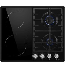 Газовая варочная поверхность Maunfeld EEHE.642VC.3CB/KG черный