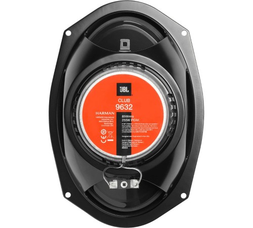 Колонки автомобильные JBL Club 9632 255Вт 93дБ 3Ом 15x23см (6x9дюйм) (ком.:2кол.) коаксиальные трехполосные