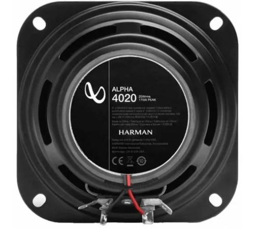 Колонки автомобильные Infinity Alpha 4020 (без решетки) 175Вт 88дБ 4Ом 10см (4дюйм) (ком.:2кол.) коаксиальные двухполосные Колонки автомобильные Infinity Alpha 4020 (без решетки) 175Вт 88дБ 4Ом 10см (4дюйм) (ком.:2кол.) коаксиальные двухполосные