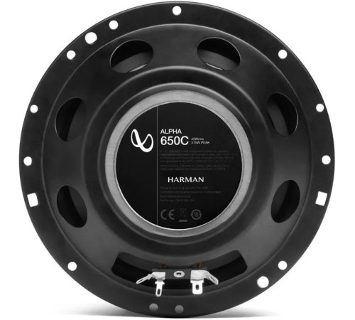Колонки автомобильные Infinity Alpha 650C 315Вт 91дБ 4Ом 16.5см (6 1/2дюйм) (ком.:4кол.) компонентные двухполосные Колонки автомобильные Infinity Alpha 650C 315Вт 91дБ 4Ом 16.5см (6 1/2дюйм) (ком.:4кол.) компонентные двухполосные