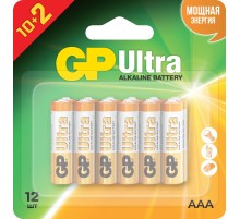 Батарея GP Ultra 24AU-2CR12 AAA (12шт) блистер
