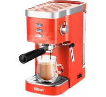 Кофеварка рожковая Kitfort КТ-7114-1 1250Вт красный