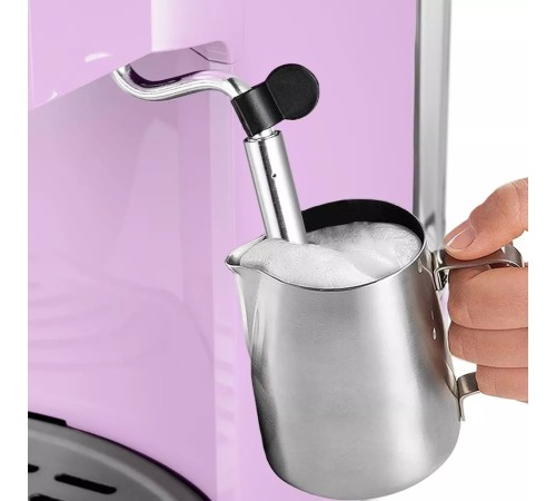 Кофеварка рожковая Kitfort КТ-7114-3 1250Вт фиолетовый Кофеварка рожковая Kitfort КТ-7114-3 1250Вт фиолетовый