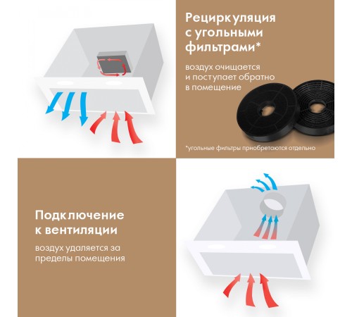 Вытяжка встраиваемая Domfy DM6036BB WG белый управление: кнопочное (1 мотор) Вытяжка встраиваемая Domfy DM6036BB WG белый управление: кнопочное (1 мотор)