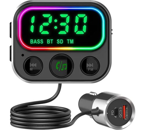 Автомобильный FM-модулятор Navitel BHF06 PRO черный MicroSD BT USB Автомобильный FM-модулятор Navitel BHF06 PRO черный MicroSD BT USB