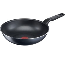 Сковорода ВОК (WOK) Tefal Force 4218628 круглая 28см покрытие: антипригарное ручка несъемная (без крышки) черный (9100048319)