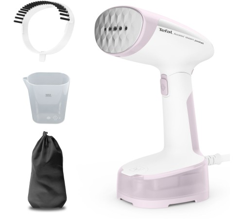 Отпариватель ручной Tefal Access Steam Pocket DT3050E1 1300Вт белый/розовый