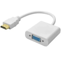 Переходник видео Premier 5-983B HDMI (m)/VGA (f) 0.15м. белый
