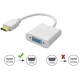 Переходник видео Premier 5-983B HDMI (m)/VGA (f) 0.15м. белый
