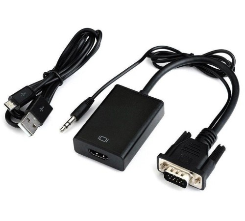 Переходник аудио-видео Premier 5-982-0.15 VGA (m)/HDMI (f)/Jack 3.5 (f) 0.20м. черный Переходник аудио-видео Premier 5-982-0.15 VGA (m)/HDMI (f)/Jack 3.5 (f) 0.20м. черный