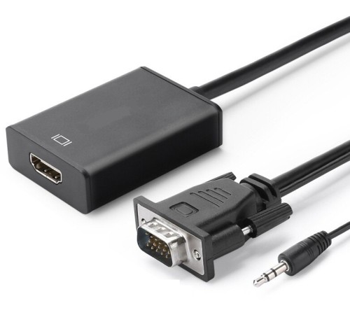Переходник аудио-видео Premier 5-982-0.15 VGA (m)/HDMI (f)/Jack 3.5 (f) 0.20м. черный Переходник аудио-видео Premier 5-982-0.15 VGA (m)/HDMI (f)/Jack 3.5 (f) 0.20м. черный