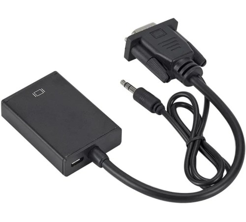 Переходник аудио-видео Premier 5-982-0.15 VGA (m)/HDMI (f)/Jack 3.5 (f) 0.20м. черный Переходник аудио-видео Premier 5-982-0.15 VGA (m)/HDMI (f)/Jack 3.5 (f) 0.20м. черный