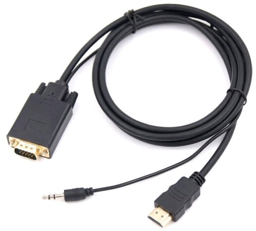 Кабель-переходник аудио-видео Premier 5-983AU HDMI (m)/VGA (m) 1.8м. черный (5-983AU 1.8) Кабель-переходник аудио-видео Premier 5-983AU HDMI (m)/VGA (m) 1.8м. черный (5-983AU 1.8)