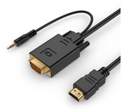 Кабель-переходник аудио-видео Premier 5-983AU HDMI (m)/VGA (m) 1.8м. черный (5-983AU 1.8) Кабель-переходник аудио-видео Premier 5-983AU HDMI (m)/VGA (m) 1.8м. черный (5-983AU 1.8)