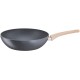Сковорода ВОК (WOK) Tefal Natural Force G2661972 круглая 28см покрытие: Mineralia+ non-stick ручка несъемная (без крышки) серый (2100118262)