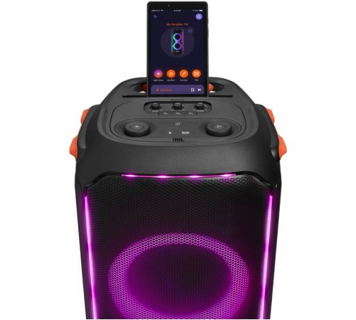 Минисистема Hi-Fi JBL PartyBox 710 черный/оранжевый 800Вт USB BT Минисистема Hi-Fi JBL PartyBox 710 черный/оранжевый 800Вт USB BT