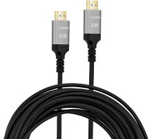 Кабель аудио-видео Digma HDMI 2.1 AOC HDMI (m)/HDMI (m) 50м. позолоч.конт. черный (HDMI-AOC2.1-50)